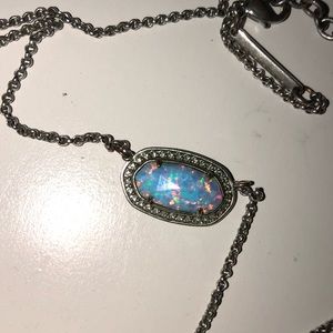 Rare Kendra Scott opal necklace